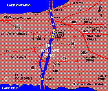 map canal welland lock location gif file htm